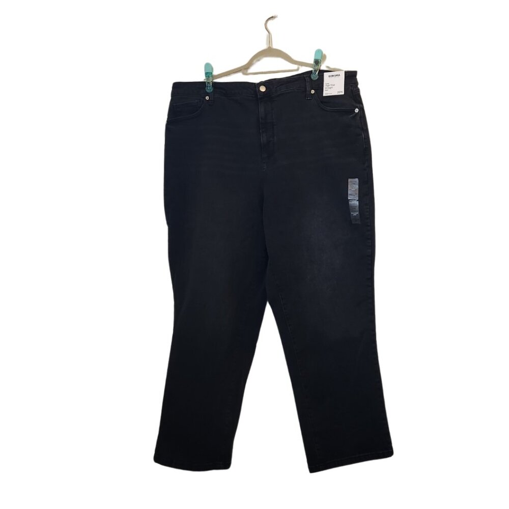 Sonoma Curvy High-Rise Straight Black Jeans – Size 20W, NWT